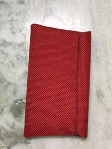 Red Beaded Clutch