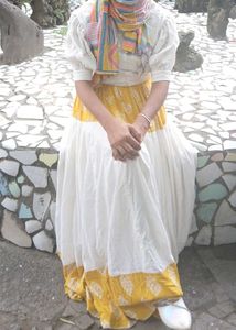 Boho Chic Yellow Panel Dress