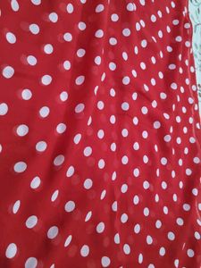 Red Polka Dot Scarf