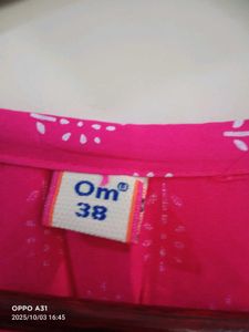 New Pink Printed Kurta Set