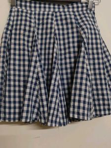 Gingham Mini Skirt