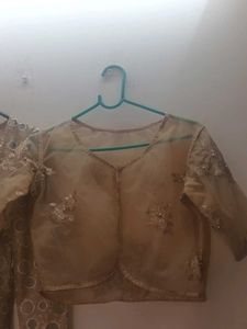 Golden Embroidered Blouse