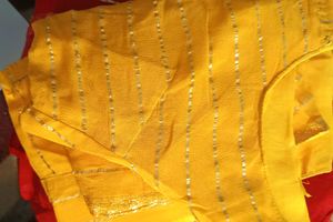 Viscose Red Color Saree....