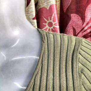 Olive Green Bodycon Dress