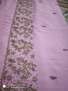 Pure Zardozi Work Vintage Saree