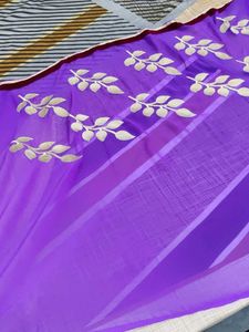 Elegant Embroidered Saree