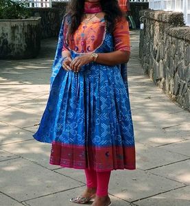 Stitched Anarkali Dress From Heavy Saree