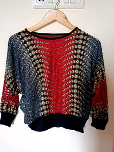 Multicolored Top With Vibrant Colours