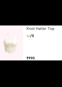 Urbanic Halter Neck Crop Top