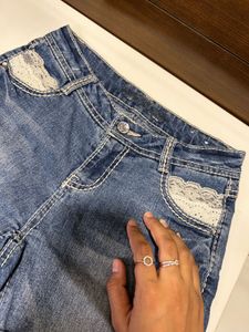 Denim shorts