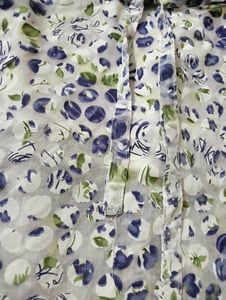 Flower Printed Polka Dot Top💟