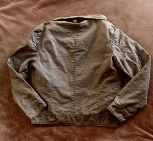 Zara Man Olive Grey Street Wear Jacket