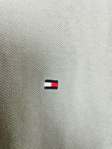 Tommy Hilfiger Men Sea Green Polo T-shirt
