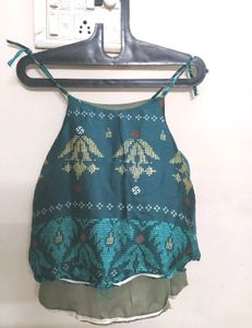 Boho Print Tie Strap Tank