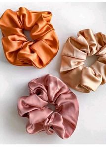 Medium Size Hair Scrunchies Pack 8