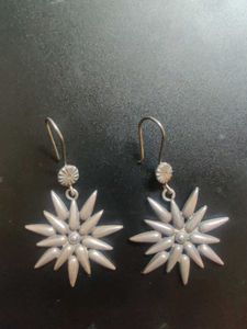 Vintage Tribal Earrings In Pure Silver