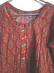 Maroon Kurta Set