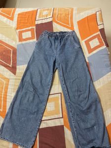 H&amp;m Blue Denim Trouser