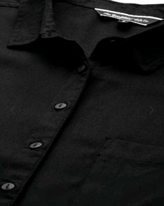 Classic Black Button-Down Shirt
