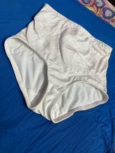 Vintage White High-Waisted Briefs