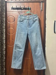 Light Wash Wide Leg Jeans