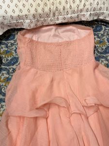 Savana Pink Ruffle Layered Dress