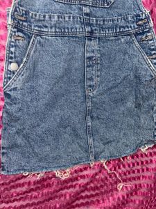 Denim Overall Dress
