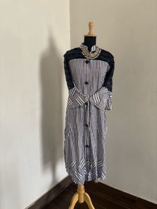 Striped Lace Kurti