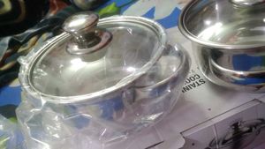 2 Serving Bowl of 1100ml With Glass Lid