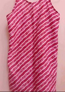 Striped Pink short kurti