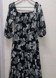 Floral Print Midi Dress