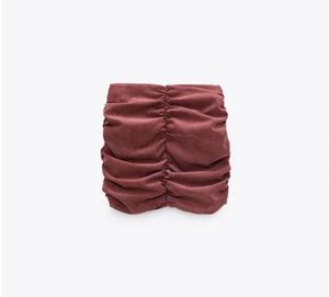 Zara Ruched Mini Skirt