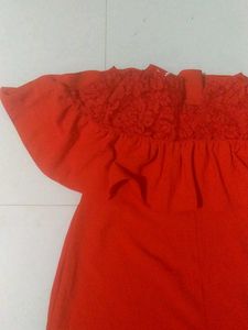 Beautiful Unused Red Colour Top