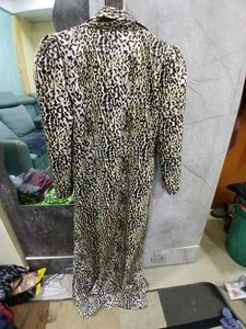 Leopard Print Midi Dress