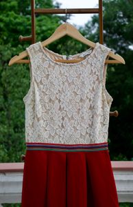 Contrast Bodice  Dress