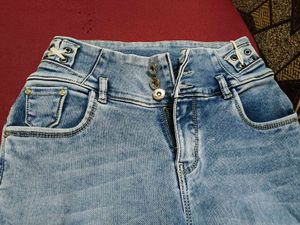 Light Wash Straight Leg Jeans