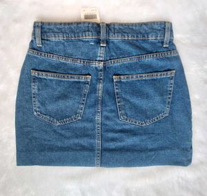 Denim Mini Skirt