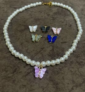 Pearl Butterfly Necklace