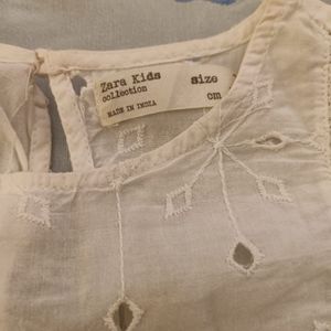 Zara chikan shirt mild defect