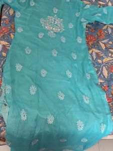 Elegant Pure Chickenkari Kurti