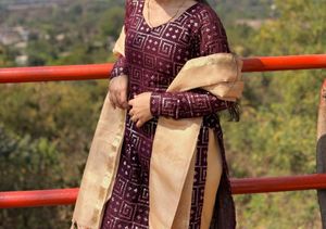 Pretty Brown Coloured Kurta