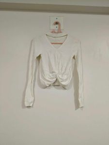 White Twist Front Top🤍
