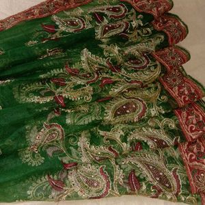 Party Wear Net Saree