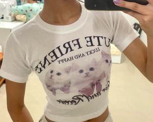 Cute Kitten Friends Crop Top