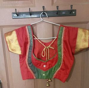 Stitched Blouse With Saree (Function Party Wedding