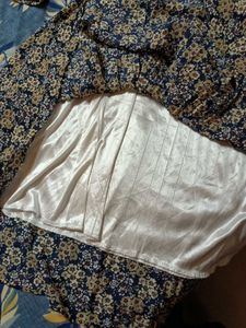 FLORAL PLEATED  DRESS