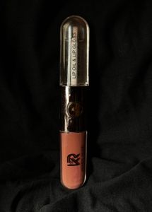 lip combo with oil and nude shade