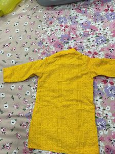 Yellow Baby Boy Kurta