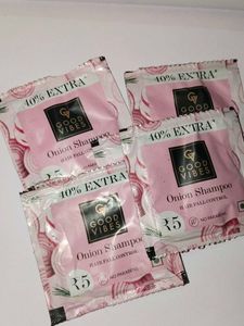 Good Vibes Onion Shampoo Sachets