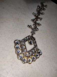 Vintage Inspired Rhinestone Maang Tikka